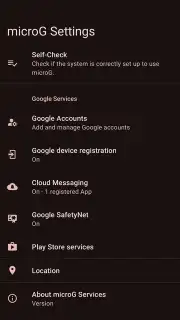 microG Services (GmsCore) скриншот 8