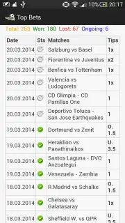 Top Bets скриншот 3