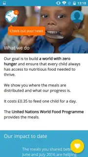 ShareTheMeal скриншот 2