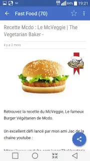 Recettes Sandwichs скриншот 2
