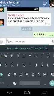 Android L Keyboard скриншот 4