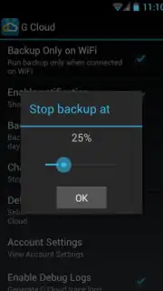G Cloud Backup скриншот 6