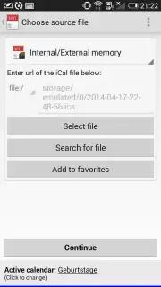 iCal Import/Export 2.4 скриншот 7