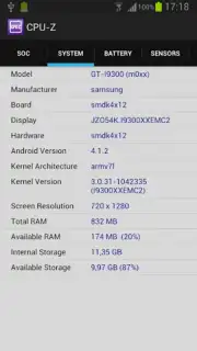 CPU-Z скриншот 2