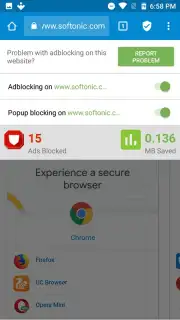 Free Adblocker Browser скриншот 5