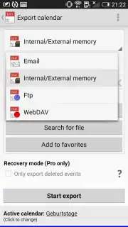 iCal Import/Export 2.4 скриншот 4
