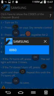 Sky - Remote Control скриншот 1