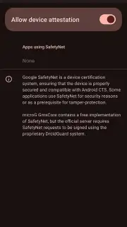 microG Services (GmsCore) скриншот 3