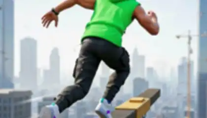 Only Going Up Parkour Rooftop